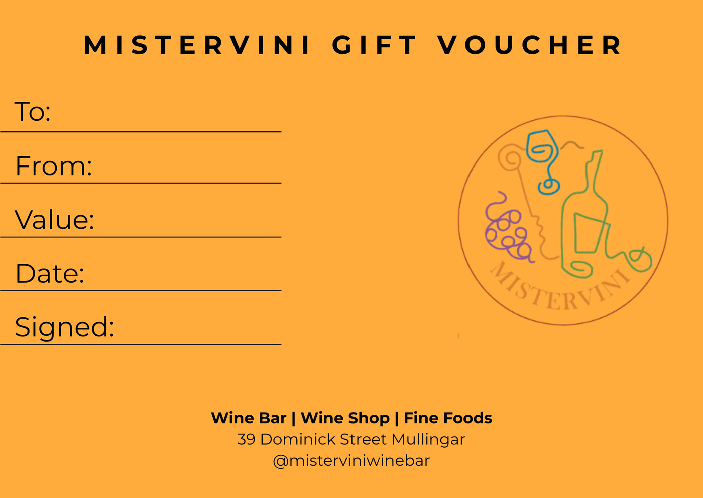 Mistervini Voucher